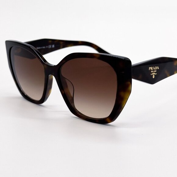 NEW PRADA SUNGLASSES PR19ZSF 2AU6S1, PR 19ZSF 2AU6S1 HAVANA WOMEN EYEWEAR SPR 19